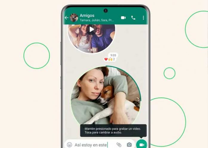 1 Foto: WhatsApp revoluciona con vídeos instantáneos al estilo de mensajes de voz / Cortesía