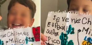 Niño vende los chismes de su escuela