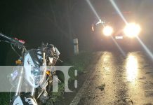 Motociclista se fractura la pierna al perder el control, Km 148.5 en Chontales Motociclista se fractura la pierna al perder el control, Km 148.5 en Chontales