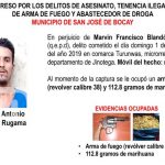 Foto: Ya están «tras las rejas» tres delincuentes de peligrosidad capturados en Jinotega, continúando con el plan de seguridad en el municipio/ TN8