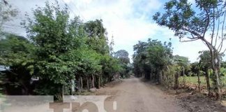 Calles de barrio rural de Nandaime mejoradas e inauguradas por las autoridades