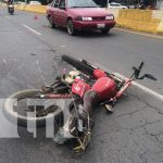 Motociclista herido en accidente vial en Rubenia Foto: Motociclista herido en accidente vial en Rubenia / TN8