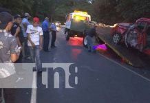 Tragedia en Estelí: Pastor evangélico fallece y tres heridos Foto: Tragedia en Estelí: Pastor evangélico muere y tres personas lesionas en accidente vial / TN8