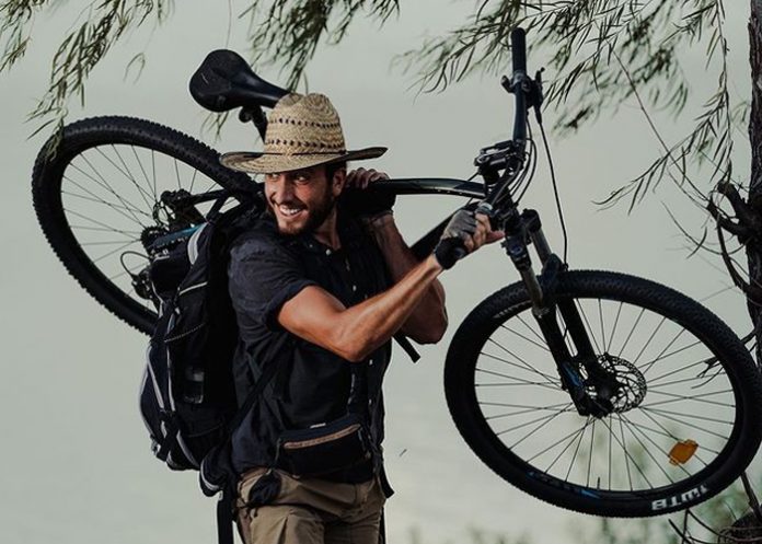 Foto: Fedefarrell, el 'bicivagabundo' argentino, conquista Nicaragua en bicicleta / Cortesía