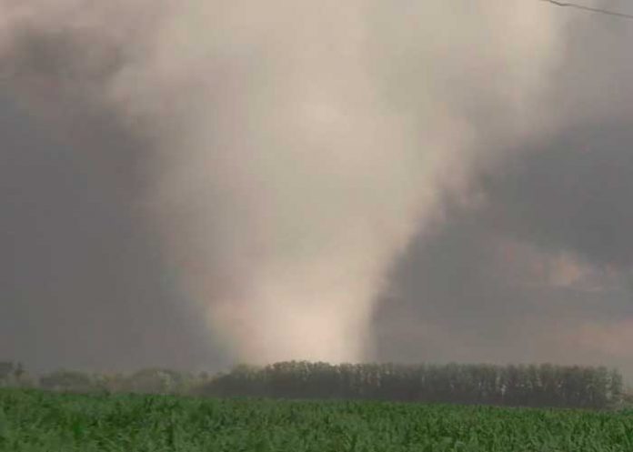 Estragos del poderoso tornado en Chicago