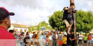Foto: Familias de Ometepe disfrutaron del “palo lucio” en vísperas del 44/19 / TN8