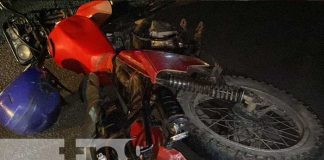 Foto: Grave colisión de motociclista con Jeep en Juigalpa / TN8