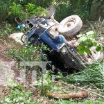 ¡Milagro en la carretera! Camioneta al abismo, ambos ocupantes ilesos en Quilalí