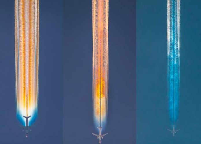 Impresionantes estelas de arcoíris son captadas en el cielo de la India