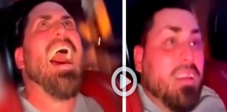 Cita de locos: Hombre queda "chintano" en pleno juego mecánico (video)