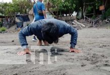 Foto: Jóvenes de Ometepe, saludan el 44/19 con evento deportivo / TN8