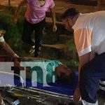 Peatón lesionado al ser atropellado por motociclista en Bo. Nuevo Amanecer, Juigalpa Peatón lesionado al ser atropellado por motociclista en Bo. Nuevo Amanecer, Juigalpa