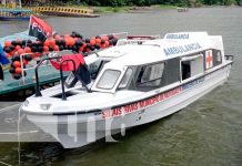 Ometepe estrena ambulancia acuática, un hito en el sistema de salud nicaragüense Foto: Ometepe estrena ambulancia acuática, un hito en el sistema de salud nicaragüense / TN8