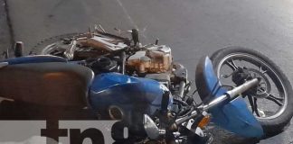 Por conducir de forma temeraria levantan en el aire a motociclistas en Managua