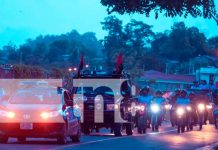 Siuna celebra día de la alegría con «alegre diana» revolucionaria Foto: Siuna celebra día de la alegría con "alegre diana" revolucionaria, festejando con alegría el triunfo de Nicaragua sobre la dictadura somocista /TN8