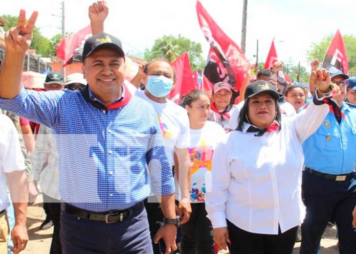 Foto: Lugareños de Nandaime salieron a las calles a festejar 44//19 aniversario de la Revolución Popular Sandinista /TN8
