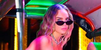 Belinda impone tendencia al lucir increíble minivestido cut out (foto)