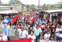 ¡Siempre más allá! Nandaime, Siuna Y León realizan caminata por la paz Foto: ¡Siempre más allá! Nandaime, Siuna Y León realizan caminata por la paz / TN8