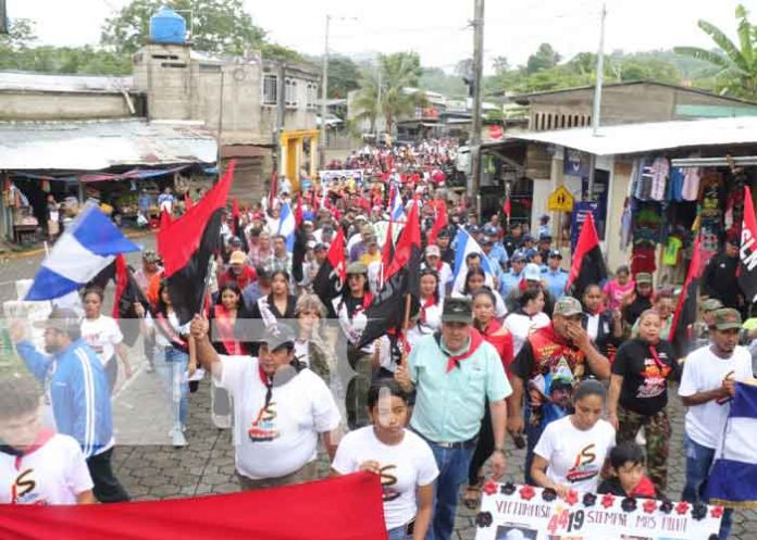 Foto: ¡Siempre más allá! Nandaime, Siuna Y León realizan caminata por la paz / TN8