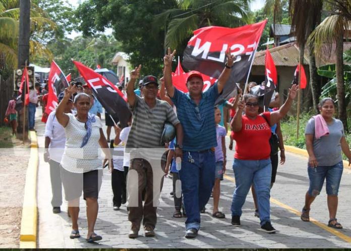 4554 Foto: Autoridades inauguran 550 metros lineales de calle adoquinadas en Bilwi, para brindar una mejor infraestructura vial a los lugareños / TN8