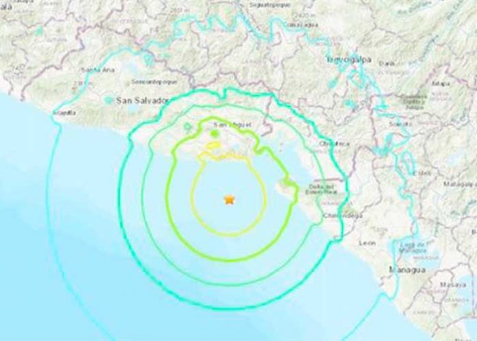 Marca-de-agua-TN8 Foto: Temblor de magnitud de 6.8 estremece diferentes países de Centroamérica, entre ellos El Salvador, Honduras, Nicaragua y Costa Rica / Cortesía
