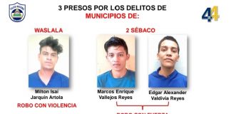 Policía Nacional brindando seguridad en Matagalpa