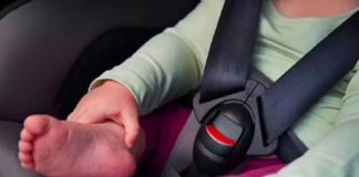 Bebé de 10 meses en un auto caliente en Florida