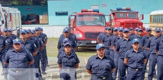 Foto: Preparación para nuevos bomberos en Nicaragua / TN8
