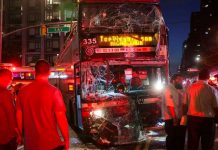 Brutal accidente de bus turístico deja 18 personas graves en Nueva York 18 personas hospitalizadas tras fuerte accidente en Nueva York