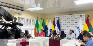 Foto: Conferencia de prensa del CNU en Nicaragua / TN8