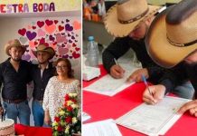 «Arden las redes» Compadres se enamoran, dejan a sus esposas y luego se casan Compadres se enamoran y hacen boda del año