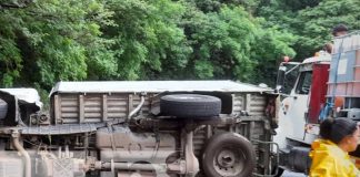 Foto: Accidente de tránsito en el sector de El Crucero / TN8