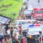 Vivas por milagro en brutal accidente de La Concha
