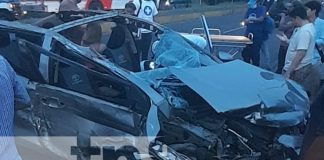 Foto: Accidente de tránsito en la carretera Granada-Masaya / TN8