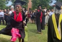 Joven se pelea con su maestra en plena graduación