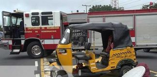 Foto: Choque entre vehículo y mototaxi en Diriamba / TN8