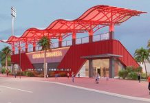 En saludo al 44/19 inicia la construcción del Estadio de Fútbol Vidal Ale-jandro Hernández