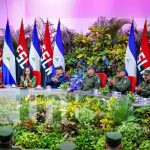 Foto: Acto del 44 aniversario de la Fuerza Aérea de Nicaragua, presidido por el Comandante Daniel Ortega / TN8