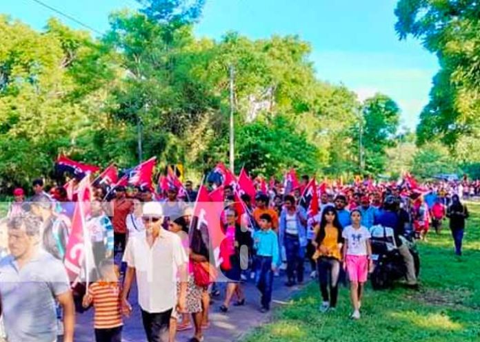 Celebración del 44/19 en Isla de Ometepe y Jinotega