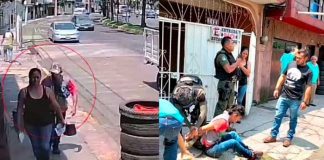Ladrón que asalta a mujer termina sometido 