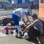 Foto: Accidente de tránsito en Monseñor Lezcano, Managua / TN8