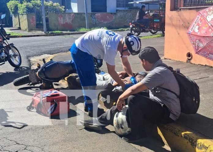 Foto: Accidente de tránsito en Monseñor Lezcano, Managua / TN8
