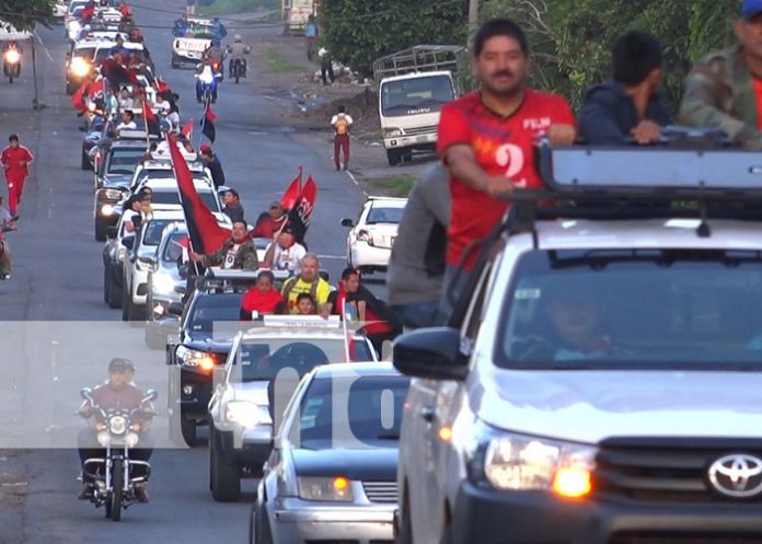 Foto: Caravanas para celebrar el 19 de julio en Nicaragua / TN8