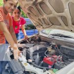 Foto: Mecánica automotriz en el Centro Tecnológico Simón Bolívar, Managua / TN8