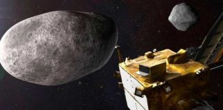Impacto de una sonda de la NASA crea "nube de rocas"
