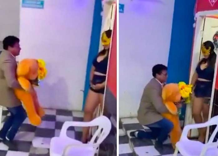 Le declaró su amor a una trabajadora sexual y lo rechazó