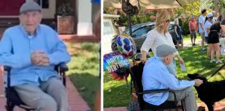Cumplió un siglo de vida con el amor de 200 perritos