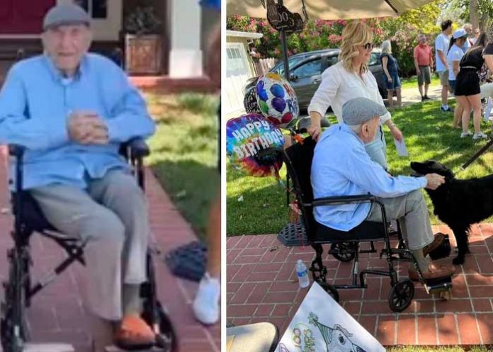 Cumplió un siglo de vida con el amor de 200 perritos