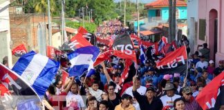 Familias de los departamentos celebraron en aniversario 44 de la Revolución Sandinista