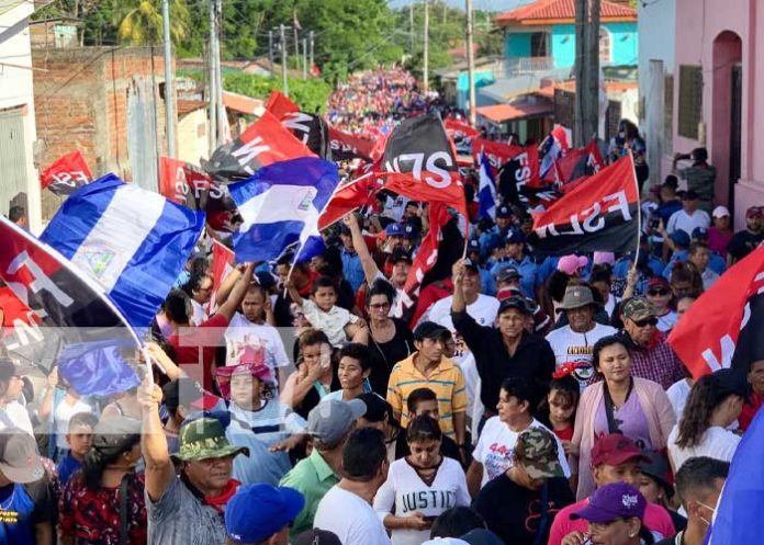 Familias de los departamentos celebraron en aniversario 44 de la Revolución Sandinista